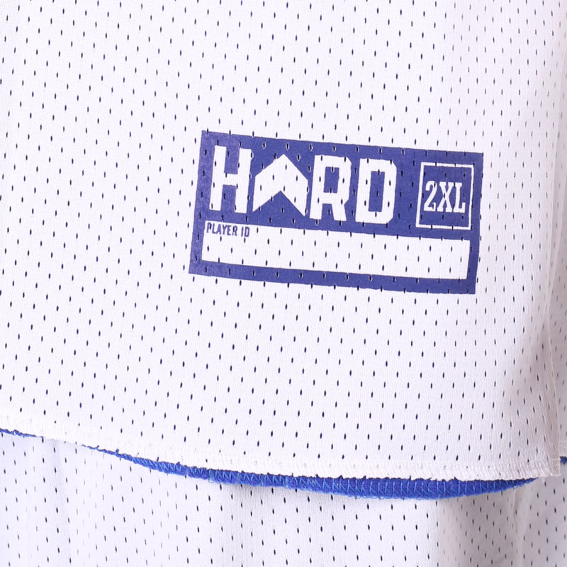 мужская синяя двухсторонняя майка Hard HRD Jersey Hard blue/wht-400 - цена, описание, фото 8